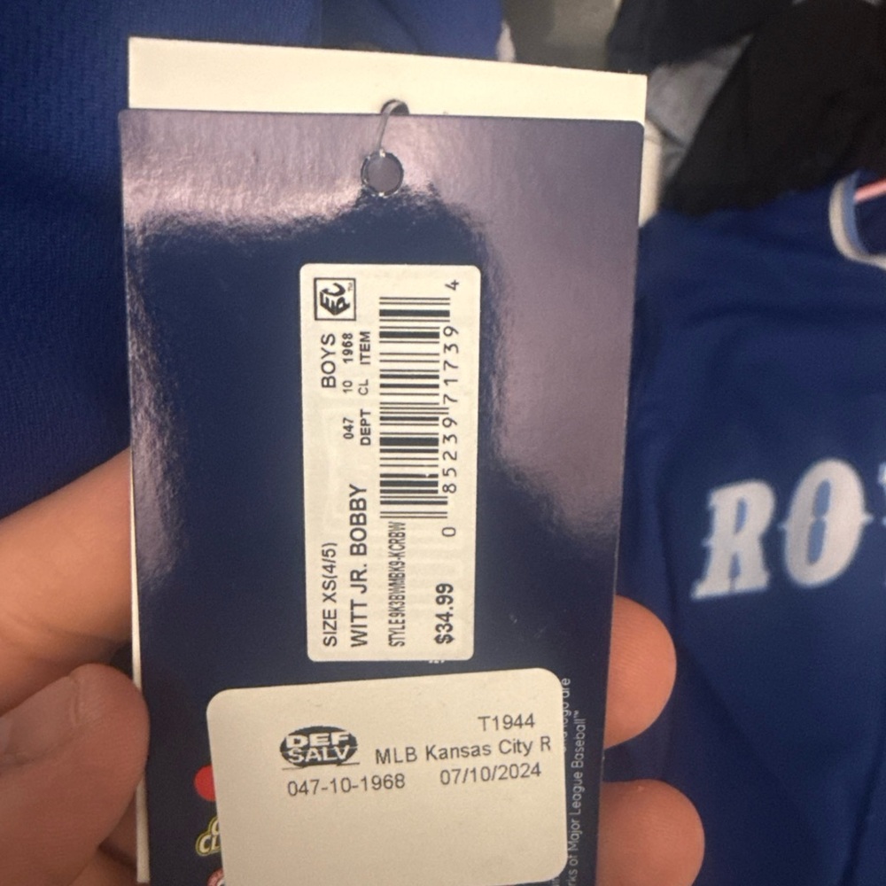 Blue Kansas City Royals Jersey